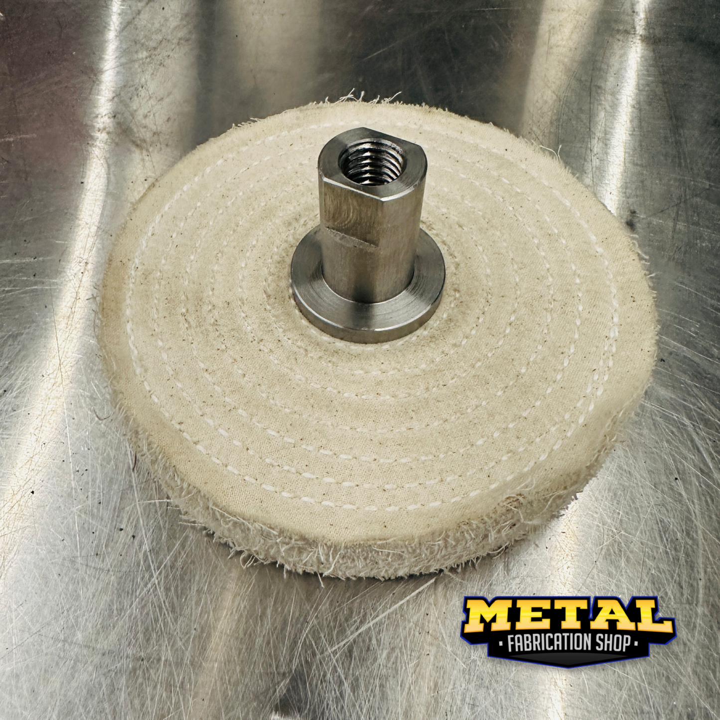 5/8-11 Grinder Wheel Adapter for white cotton polishing pad wheels