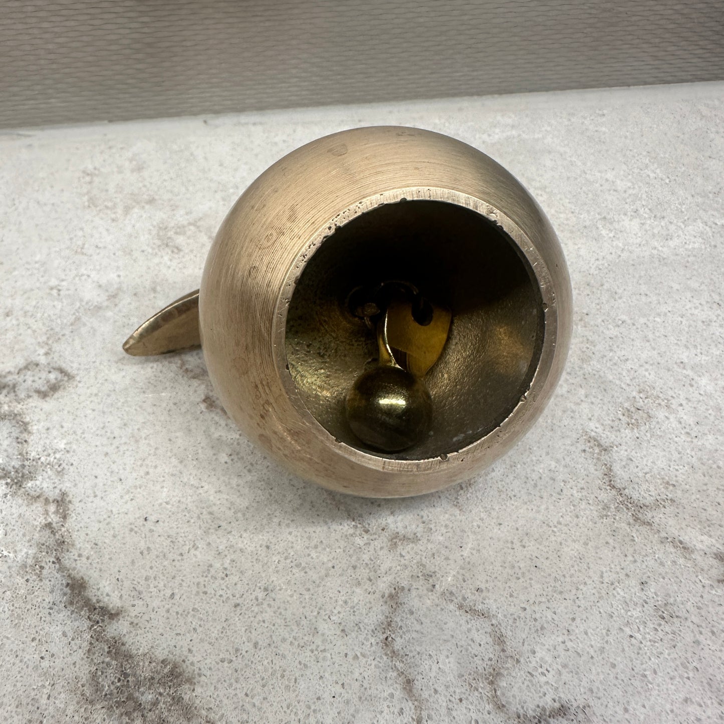Vintage Brass Apple Bell Teacher Appreciation