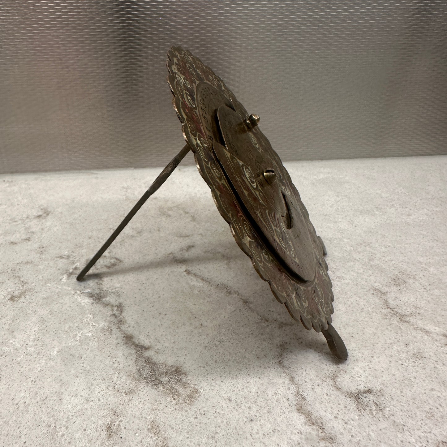 Vintage Brass Rotating Calendar
