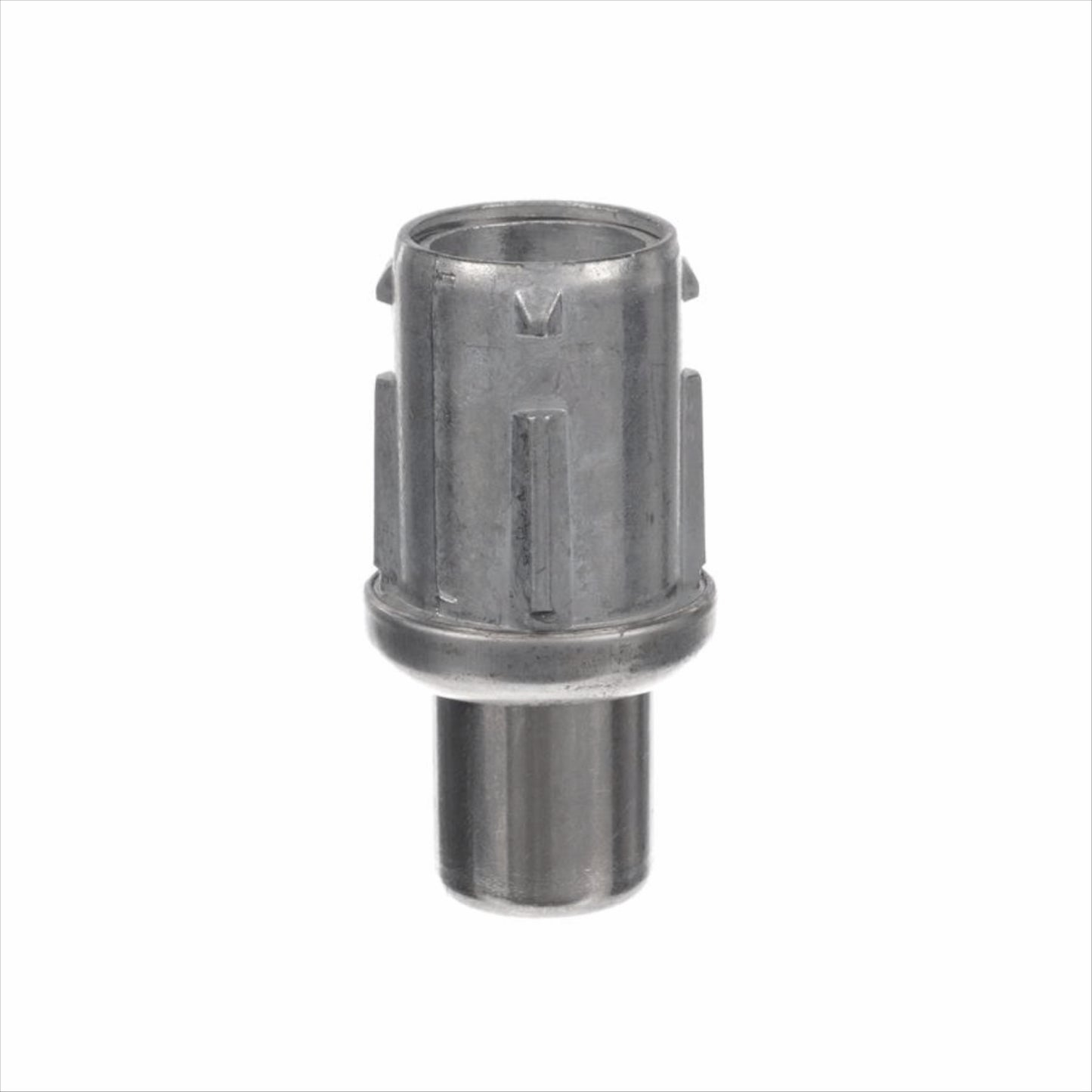 1-5/8" Round Stainless Steel Clad Zinc Die Cast Adjustable Round Foot Insert