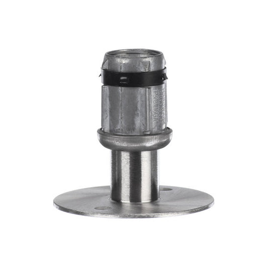 1-5/8" Round Stainless Steel Clad Zinc Die Cast Adjustable Flanged Round Foot Insert