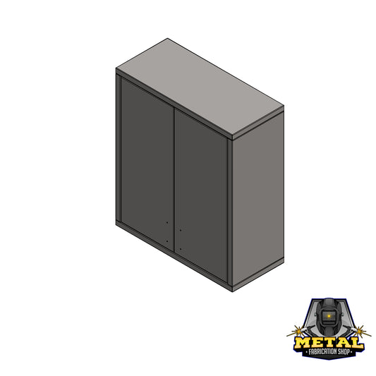 Stainless Steel Wall Cabinet With 2 Doors