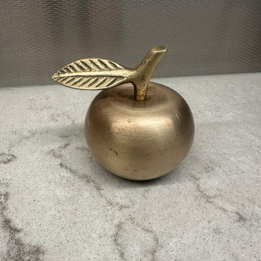 Vintage Brass Apple Bell Teacher Appreciation