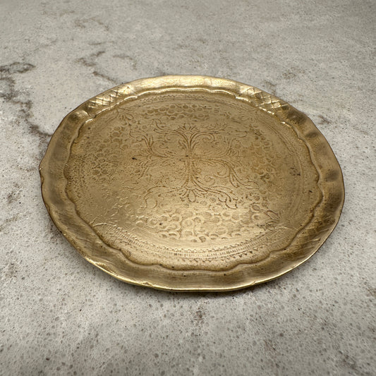 Small Vintage Brass Tray