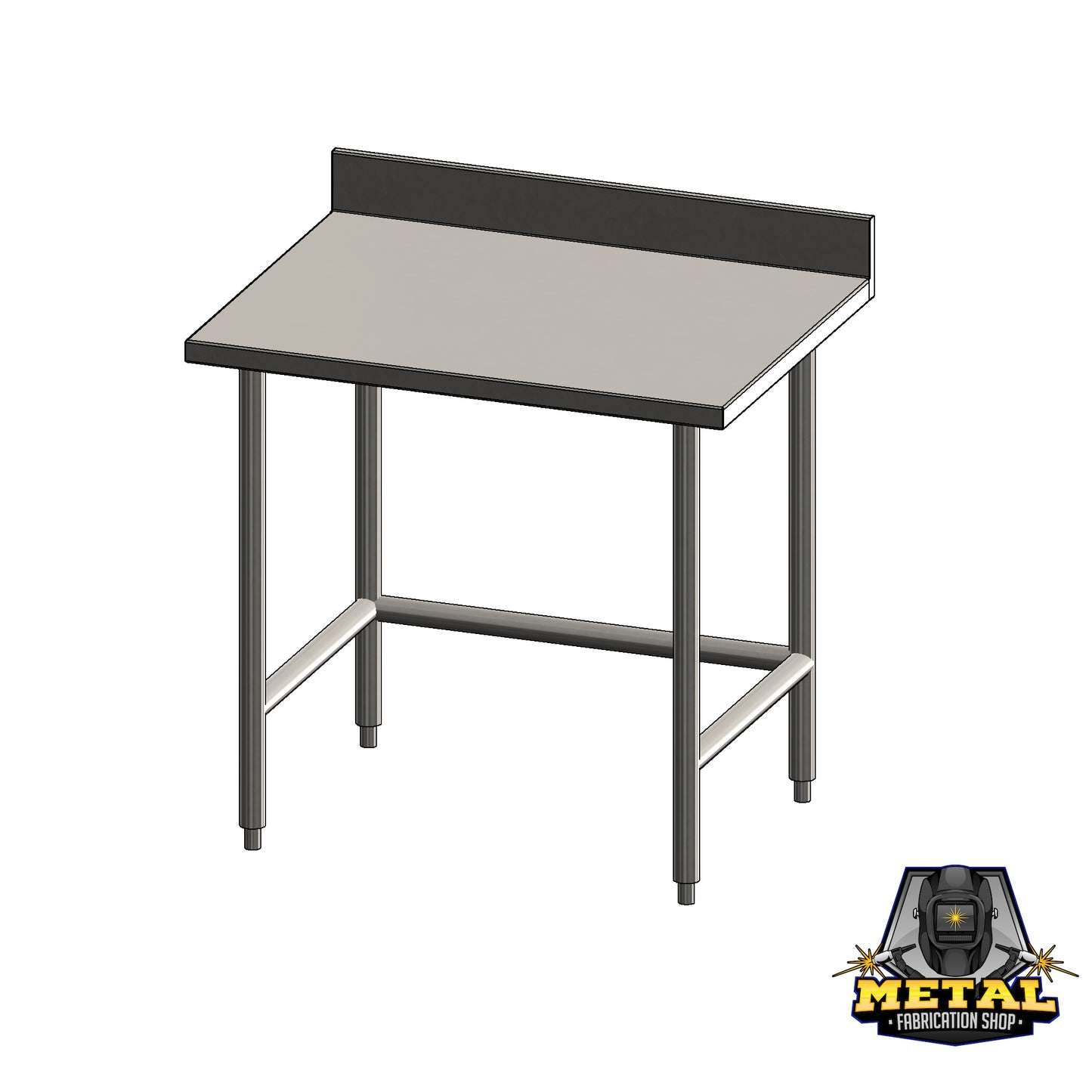 36" Stainless Steel Work Table with Open Frame