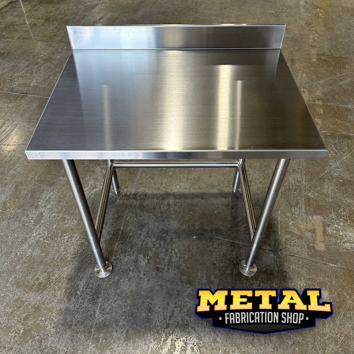 36" Stainless Steel Work Table with Open Frame