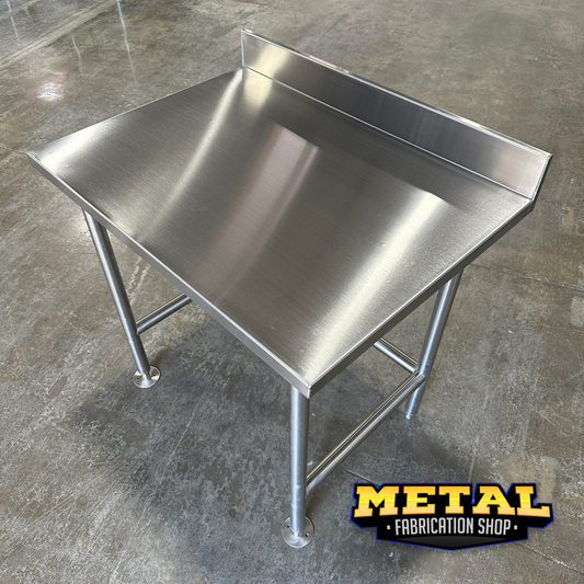 36" Stainless Steel Work Table with Open Frame
