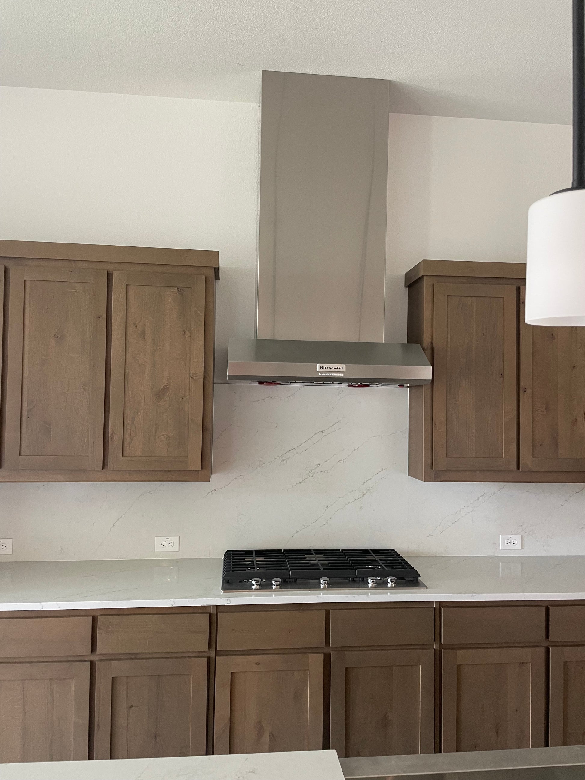 INDOOR CUSTOM STAINLESS STEEL DUCT COVER ONE PIECE KITCHEN