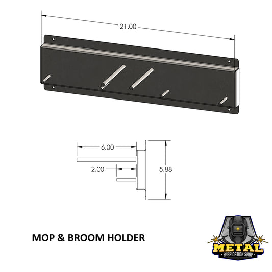 Mop & Broom Holder