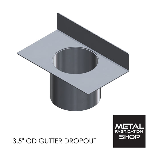 3.5" OD Aluminum Gutter Dropout