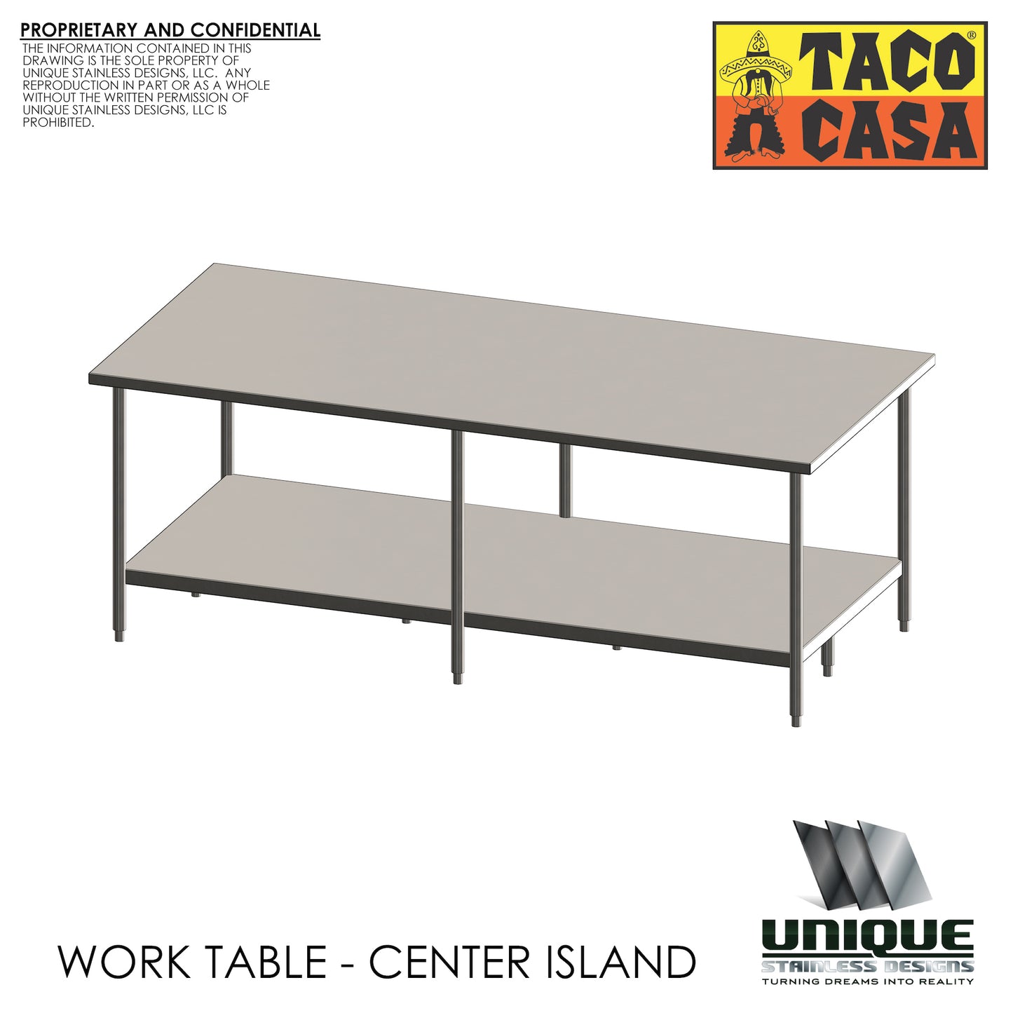 Work Table - Center Island