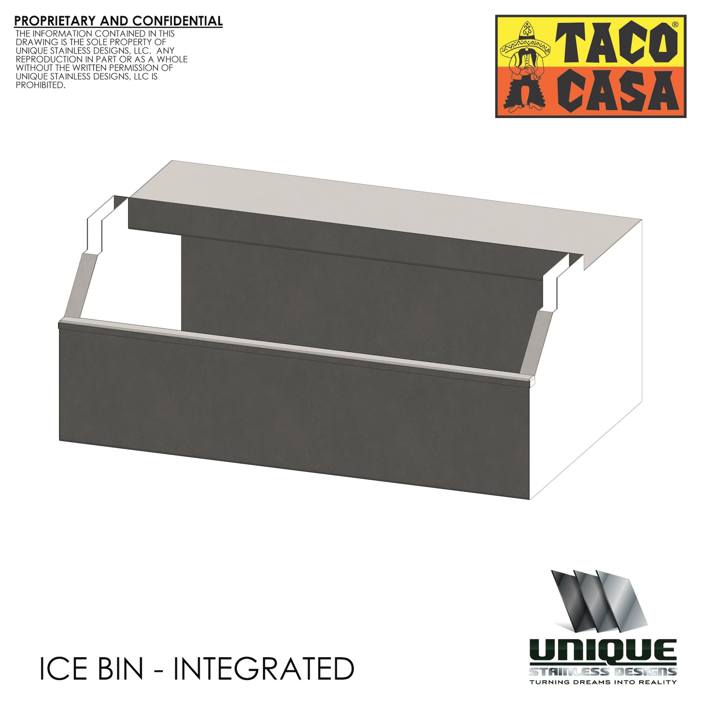 Ice Bin - Integrated