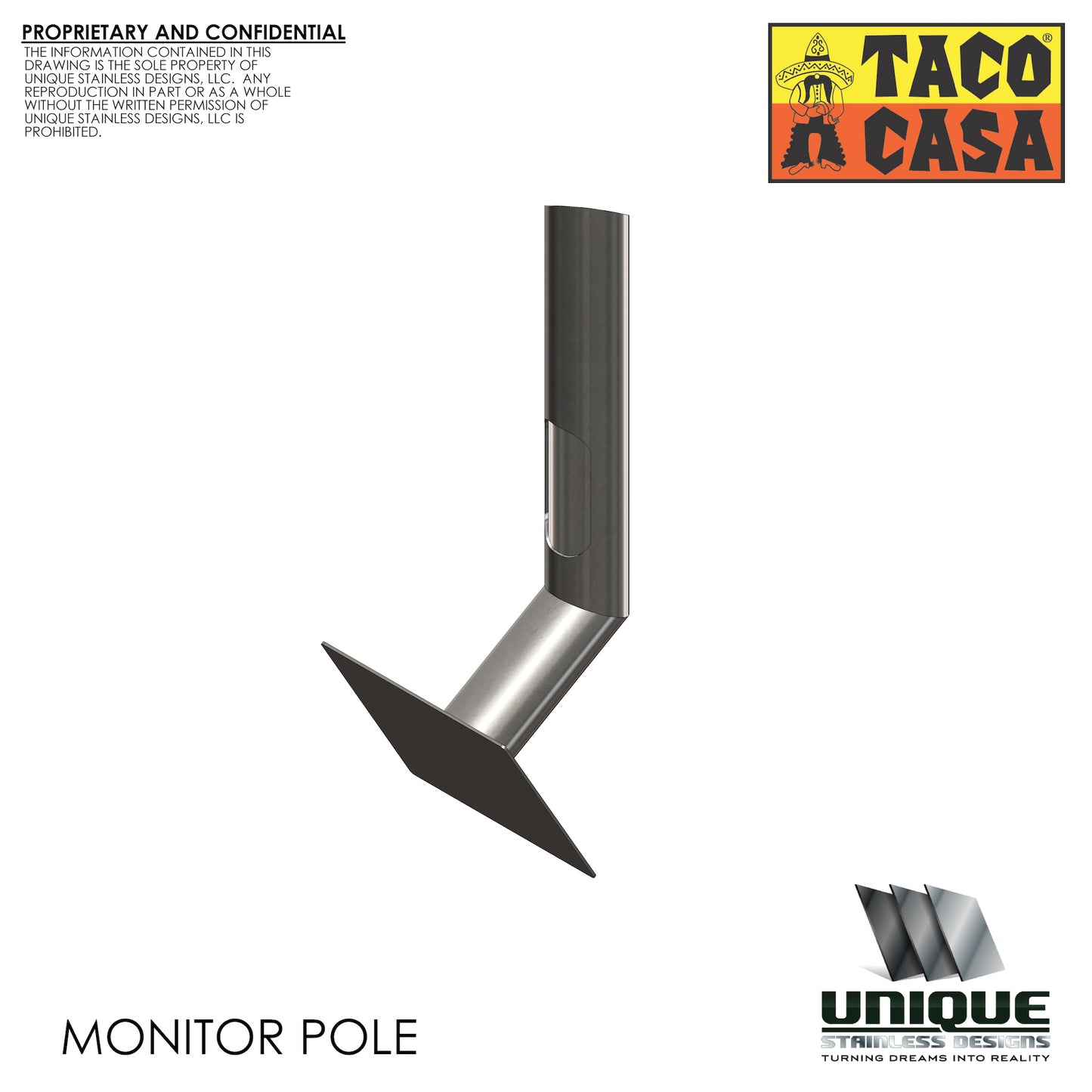 Monitor Pole