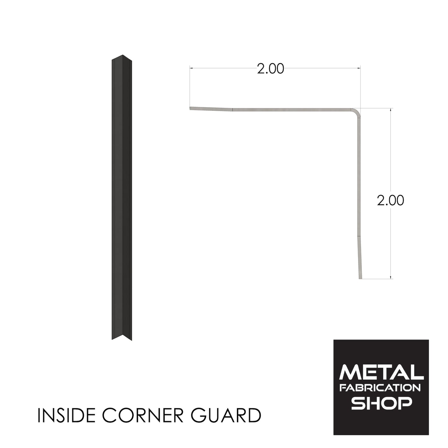 Stainless Steel Inside Corner Guard