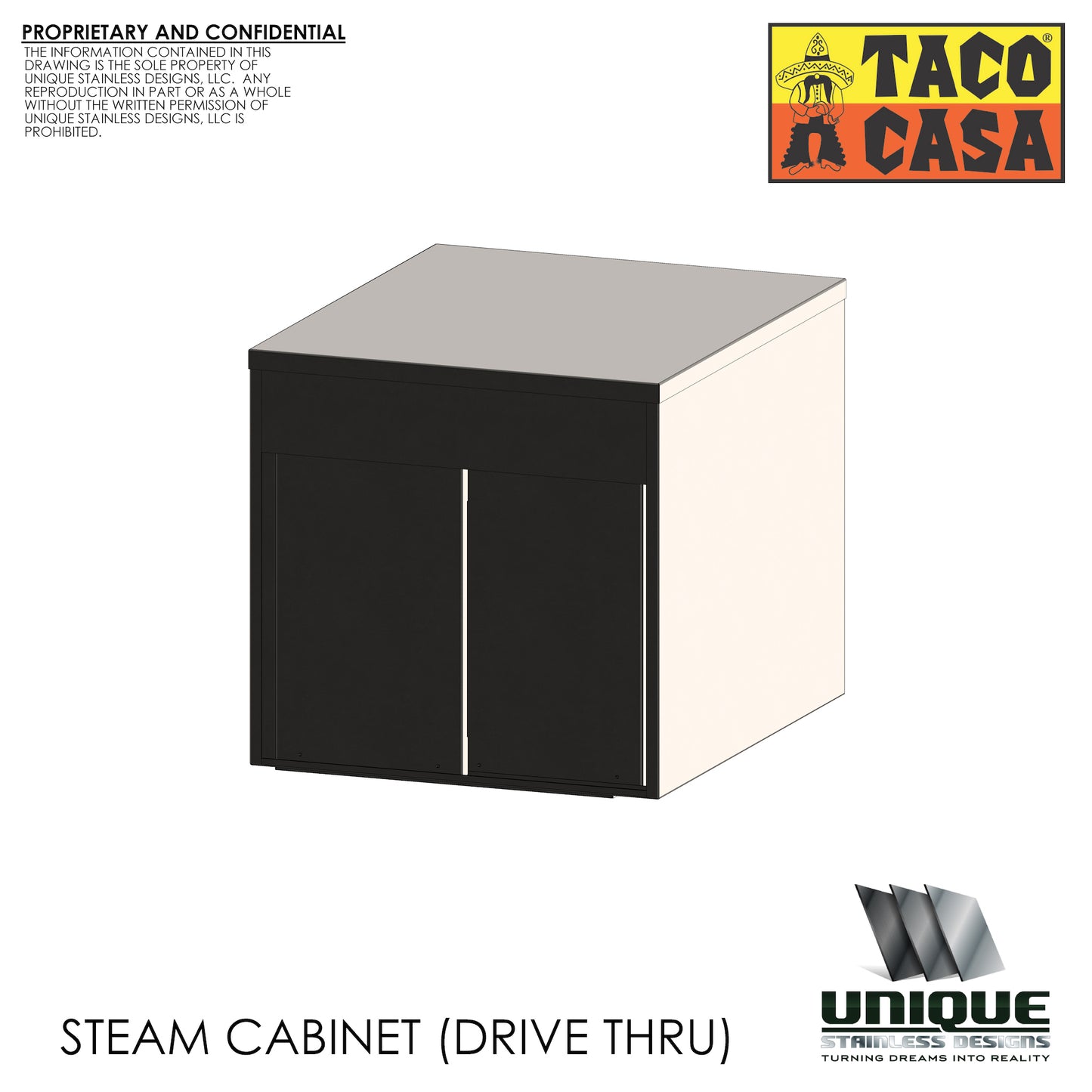 Steam Cabinet - Drive Thru Version